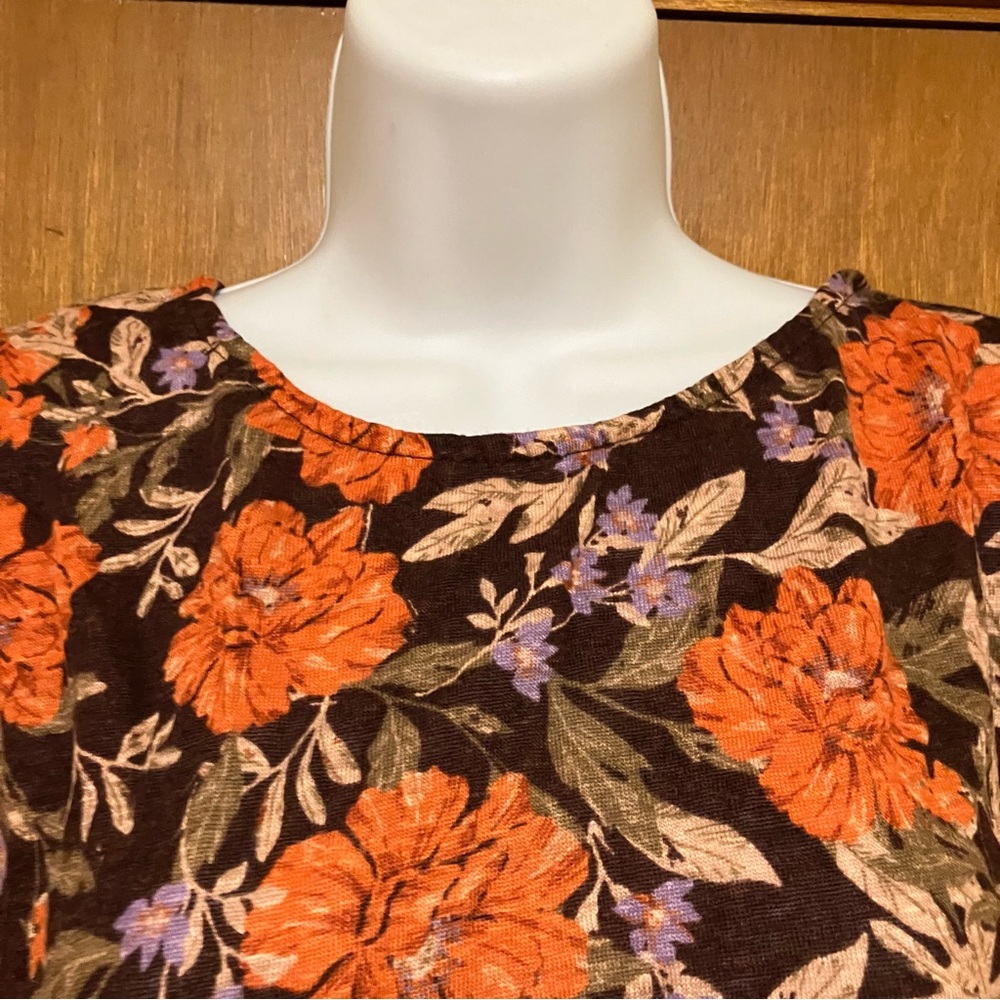 Haute Hippie Floral Poppy Top Sz L - Picture 4 of 7